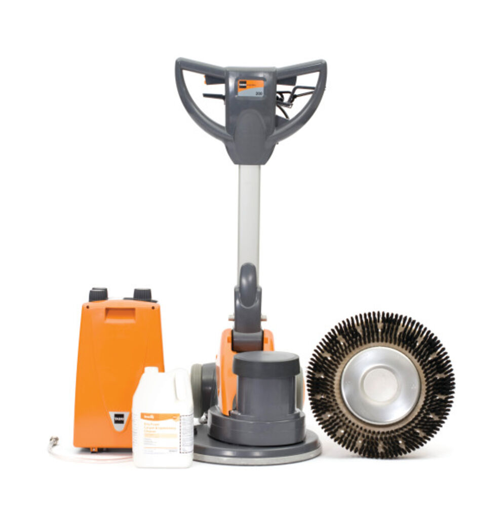 TASKI® Dry Foam Carpet Care System 175 Kit + HP Shampoo Brush, 1ea - Includes HP Shampoo Brush